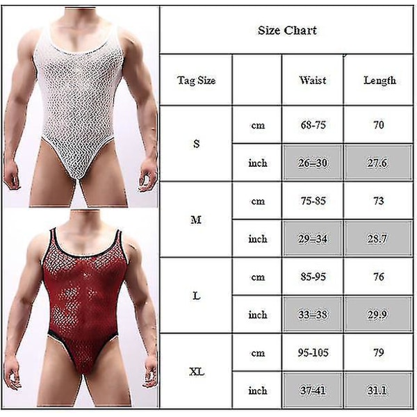 Herr onesie nattkläder L kunglig blå