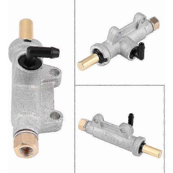 Bageste Hovedcylinder, ATV Strandcykel Til Polaris Sportsman Hydraulisk Bremsepumpe Fodbremse Bagbremse Øvre Pumpe (farve: sølv, guld) (1 stk)