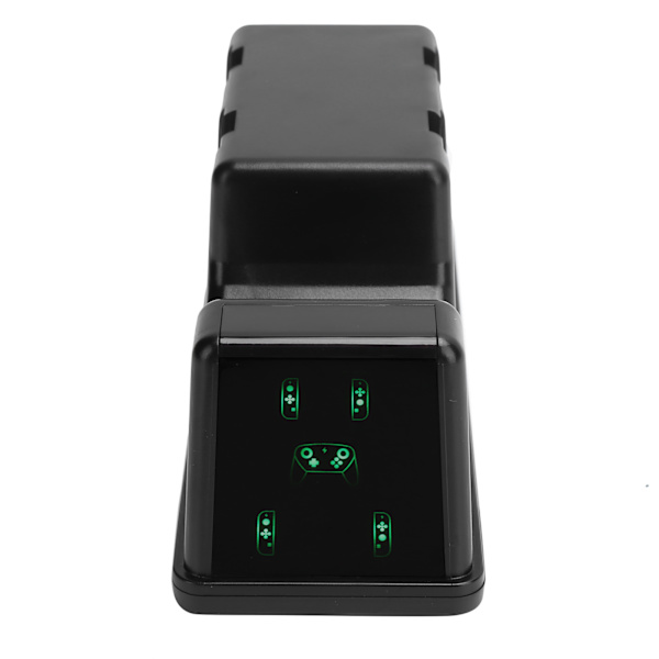 5-i-1 multifunktionell ABS-laddningsstativ med digital display för NS Pro Controller/Joy-Pad