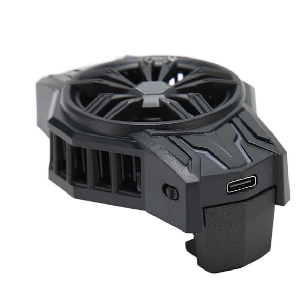S1 Semiconductor Phone Cooler Cooling Fan RGB Streamer Mobile Phone Radiator for Playing Games Watching Videos Black