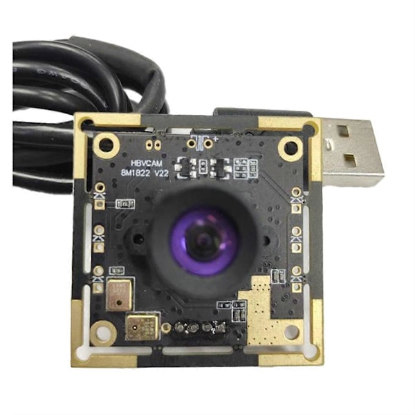 Webcam IMX179 30fps 2M kaapeli 3mm linssi ei vääristymiä, USB-kameramoduuli
