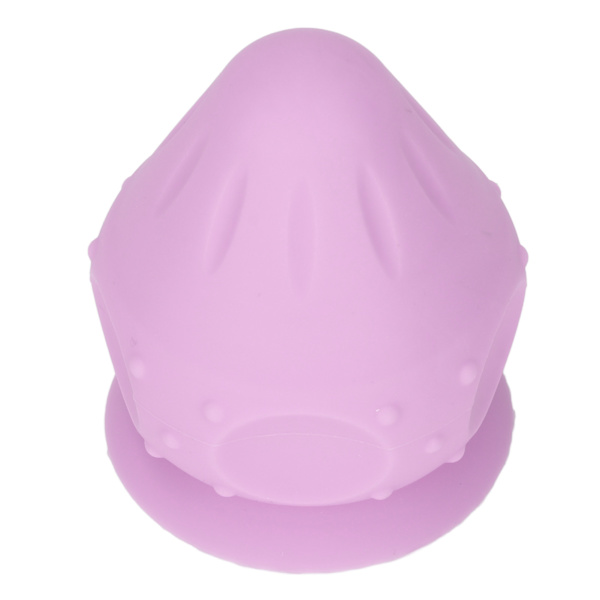 Silikon Myofascial Release Ball Trigger Point Massager Ball Monterbar Sugkopp Vägg Massager för rygg Midja Hals Lila