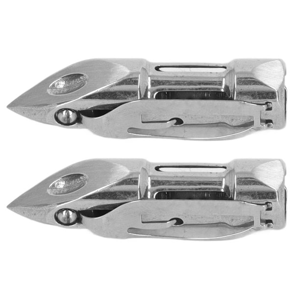 2 st Shuttle Bobbin Case Multifunktionell Automatisk Trimming Tråd Rostfri Lätt Sy Maskin Tillbehör för Hem