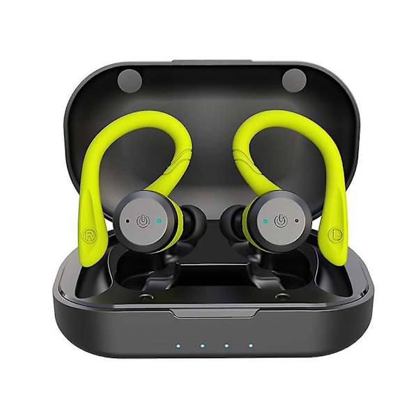 Trådløse støjreducerende øretelefoner Bluetooth Vandafvisende Hovedtelefoner 48 timers spilletid In-Ear med mikrofon til sport løb træning