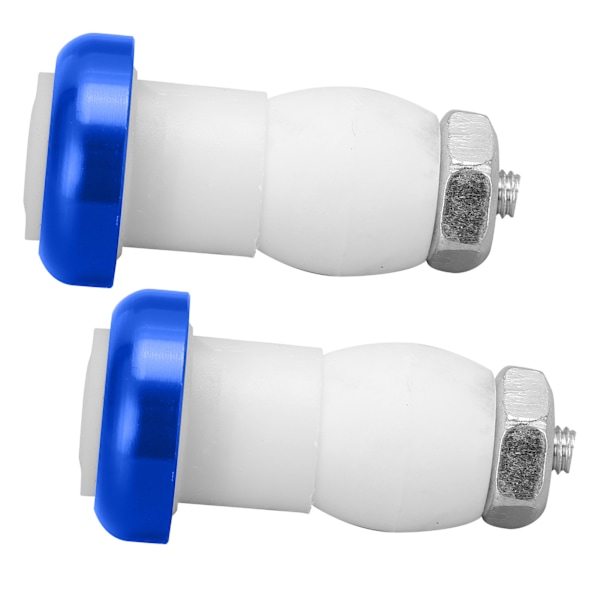 2 stk sykkellys LED justerbar 20 meter synlig styre blinklys med innebygde batterier for sykkelstyre blå