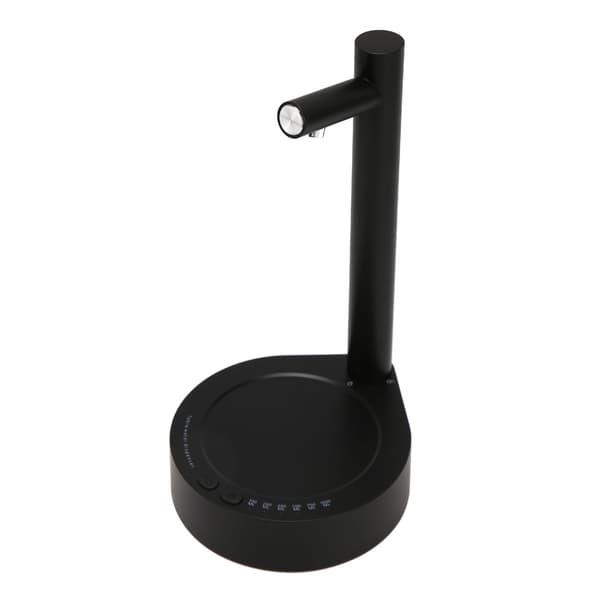 5 Gallon Smart Bordvanddispenser 7 Niveauer Kvantitativ USB-opladning Universal Desktop Vandflaskedispenserpumpe Sort