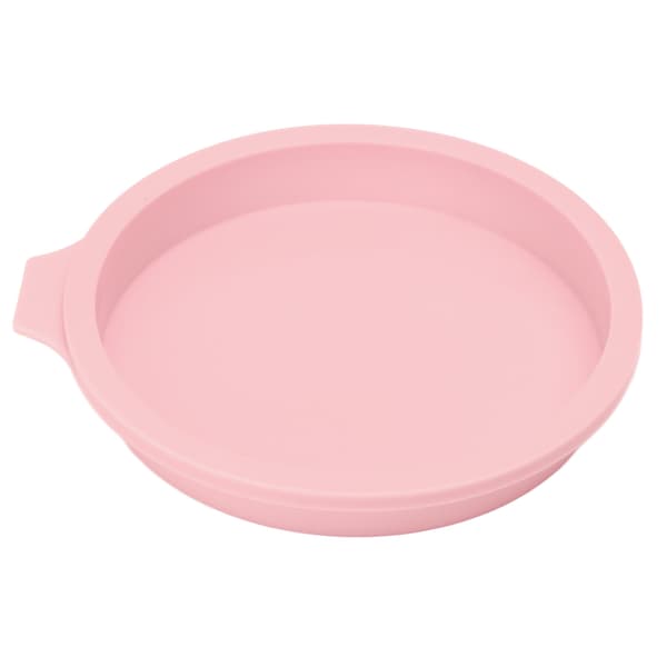 Hjemmekøkken Bageform Kageform Genanvendelig Silikone Bageform til Bageri Kagebutik Desserter Pink Rund