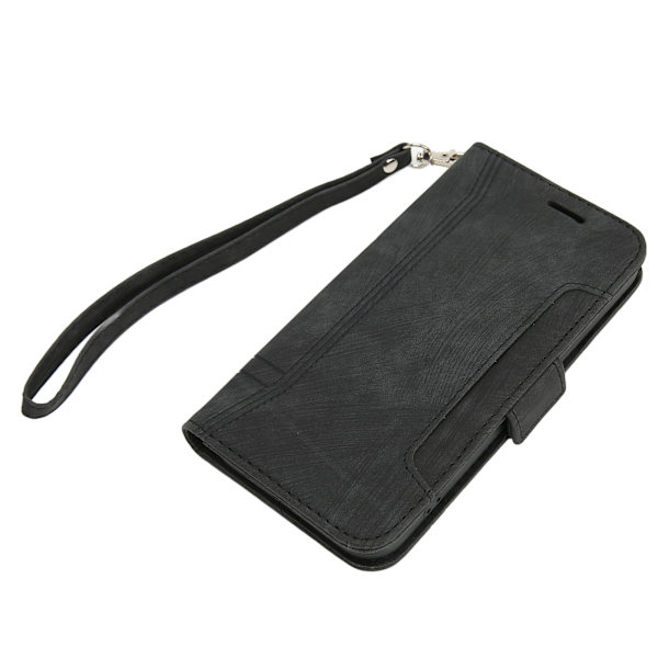 Phone case för Iphone 14 PU Läderplånbok Flip Phone Case med kortplatser Hållare Hängrep