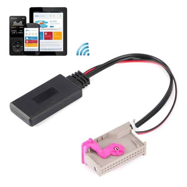 32-PIN Audio Input Adapter Bil Bluetooth 5.0 Modul Indgangskabel Passer til RNSE Navigation A8 TT R8 A3 A4