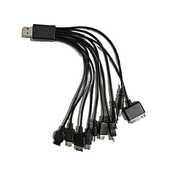 10-in-1 USB-yleismonitoiminen USB-latauskaapeli matkapuhelimille Shytmv