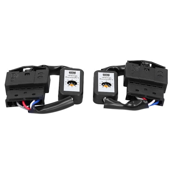 Par LED Baglygter Dynamisk Blinklys Adapter Ledningsnet Blinkmodul Kit Passer til X3 G01 G08 X3M F97 2018+