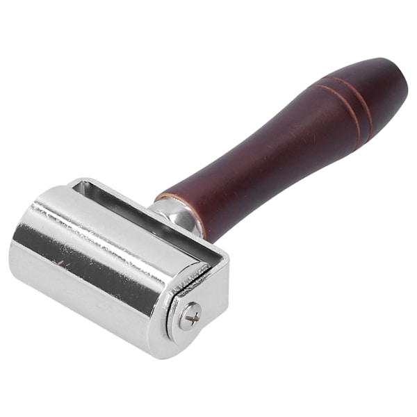 Lädervals Press Kant Bindelimfog Ledfog Handarbetsverktyg DIY Tillbehör 60mm Hjulbredd