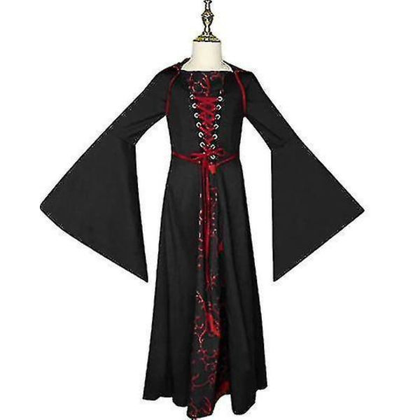 Halloween-vampyyrikuningattaren tyttöjen mekkoasu