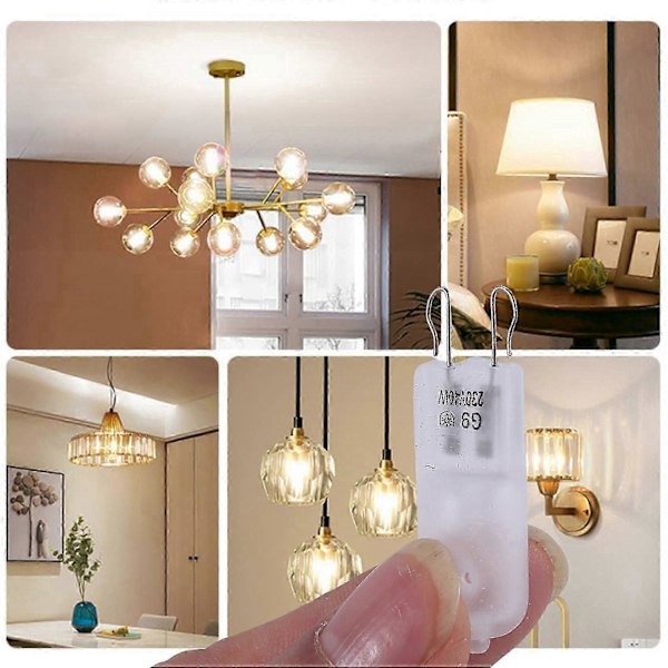 10X G9 Halogen Varmvit Kontorskapsel Frostat Lampa Glödlampa 40W 230V