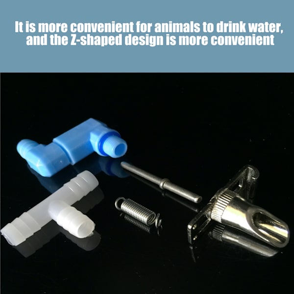 Kanin Nipple Drinker Feeder: Automatisk vandingssystem med T-stik