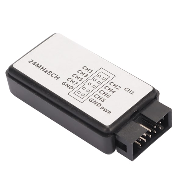 8-kanals USB-logikanalysator med buffertstöd 24MHz 8CH USB-logikanalysator 5V
