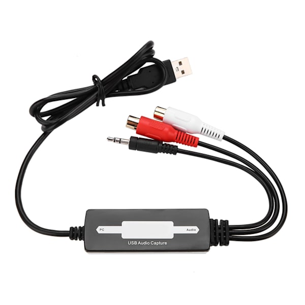 USB Audio Capture Recorder Card Konverterer platespillerkassetter til MP3/WAV