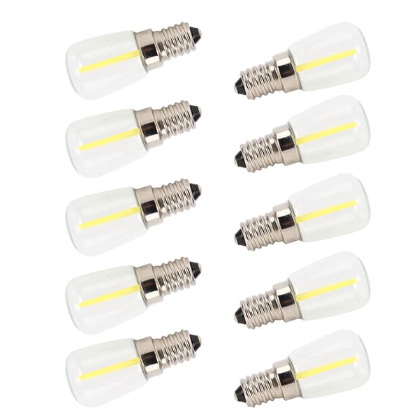 10 stk. E14 Lang Filament Mini LED Lyspærer Høy Lysstyrke 1.5W AC230V