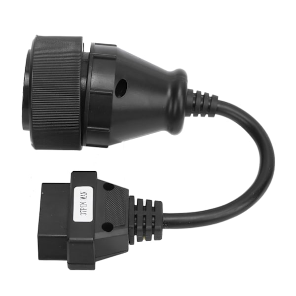 240 mm diagnostisk kontakt OBD2-kabel 37-polig huvud till 16-polig svart bärbar universell för lastbilar