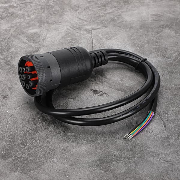 J1939-9Pin Diagnostisk Kabeladapterkontakt for Cummins Universal Lastebiltilbehør