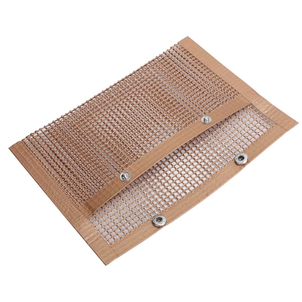 Non-Stick Grillbagepose i PTFE, Varmebestandig Genanvendelig Mesh til Picnic