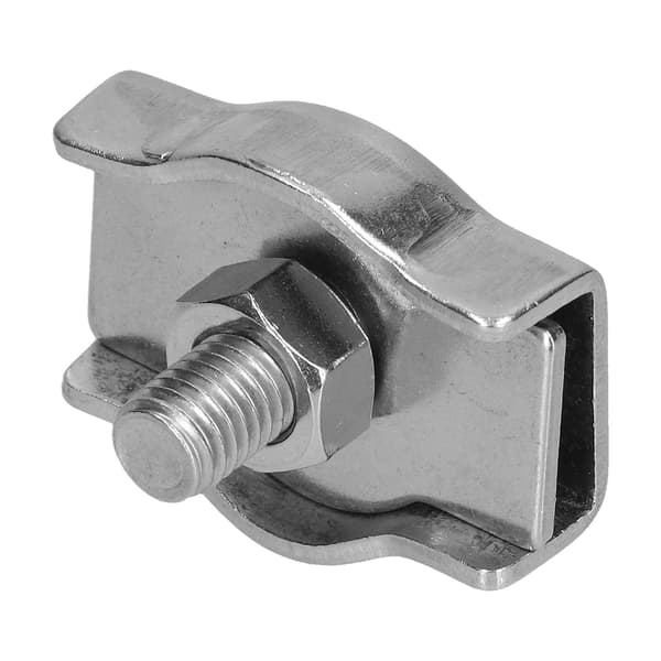 Simplex Wire Rope Clips Rustfrie stålklemmer Enkel Grip Caliper Enkel låseanordning 50 stk M2