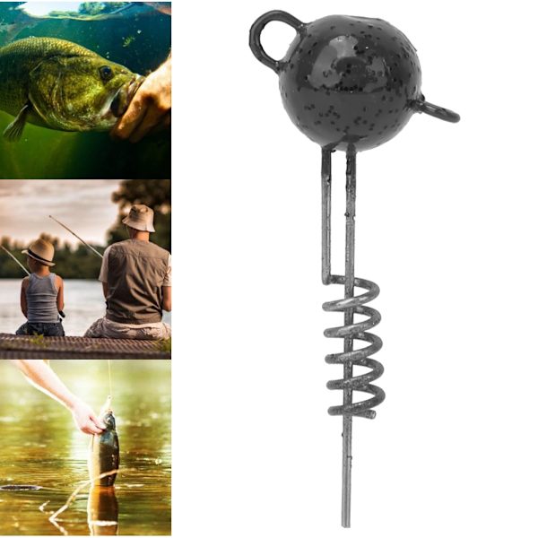 2 ST 10G/20G/30G/50G Skruv Fast Jig Mjuka sänkor Fiskedrag Beteverktygstillbehör