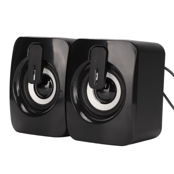 A2 Mini Computerhøjttaler Stereo Klar Bas Mindre Forvrængning USB-drevet Kablet Lille Højttaler til Stationær PC Bærbar Computer