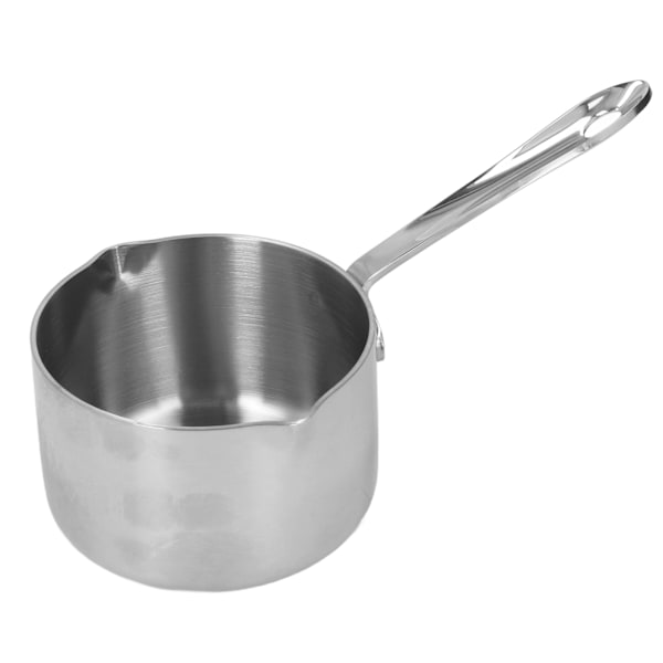 Rustfrit Stålkande til Varm Mælk, Chokolade, Kogt Sukker, Ost, Smør, Smeltekande med Dobbelt Hældetud