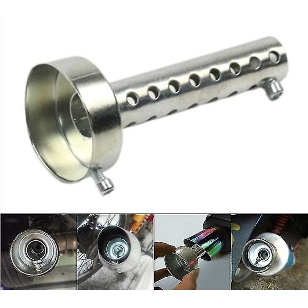 60 mm universal moottoripyörän pakokaasun äänenvaimennin irrotettavalla välilevyllä
