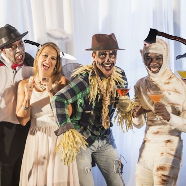 Halloween Horror Pannebånd Skremmende Bloody Axe Rekvisitter Hårbånd Bruk for hodet Halloween Cosplay Zombie Rekvisitter
