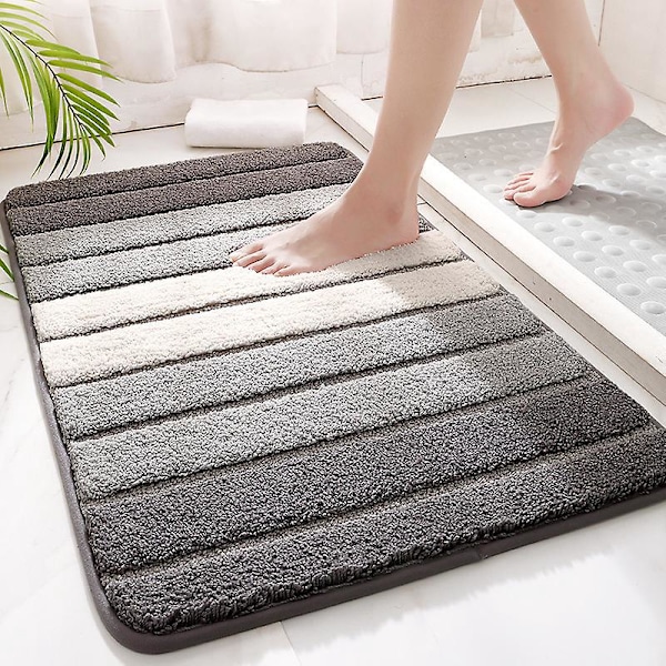 Halkfri Badrumsmatta, Extra Mjuk Badrumsmatta, Maskintvättbar, Vattenabsorberande, 40 x 60 cm Halkfri Badrumsmatta, Extra Mjuk Badrumsmatta, Maskintvättbar