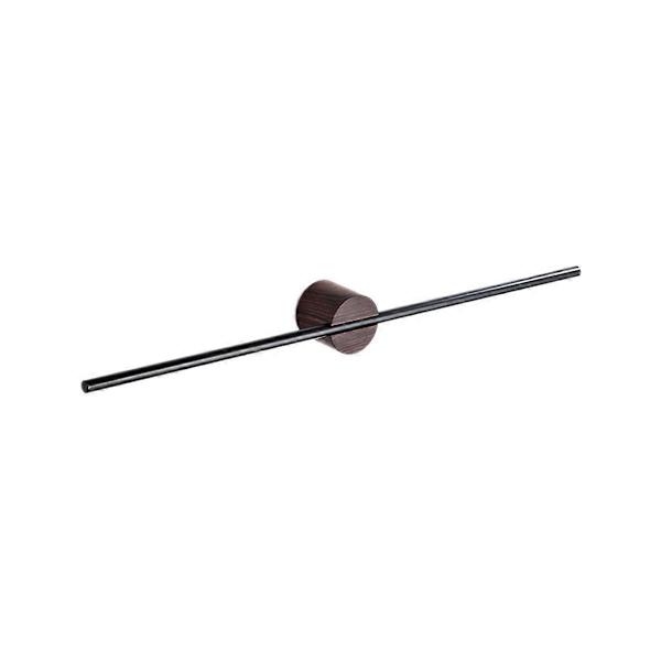Minimalistinen pyyheteline pähkinäpuusta, kylpyhuoneen pyyhekoukku 50 cm