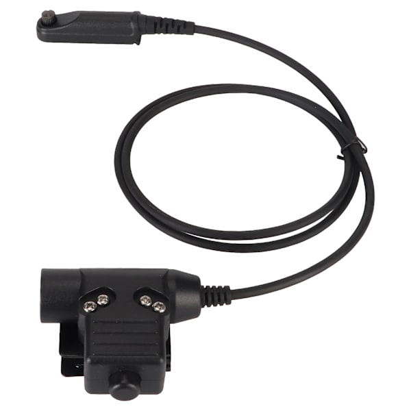 U94 PTT-adapterkabel 35,4 tommer Walkie Talkie Headset-forbindelseskabel Passer til Baofeng UV9R UV 9R Plus UV XR BF A58