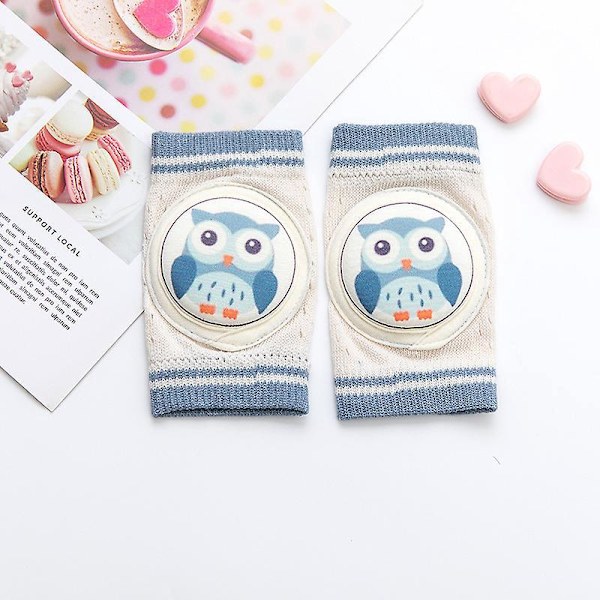 Sommer Baby Knæpuder, 1 Par Unisex Knæbeskyttere til Krabling og Gang