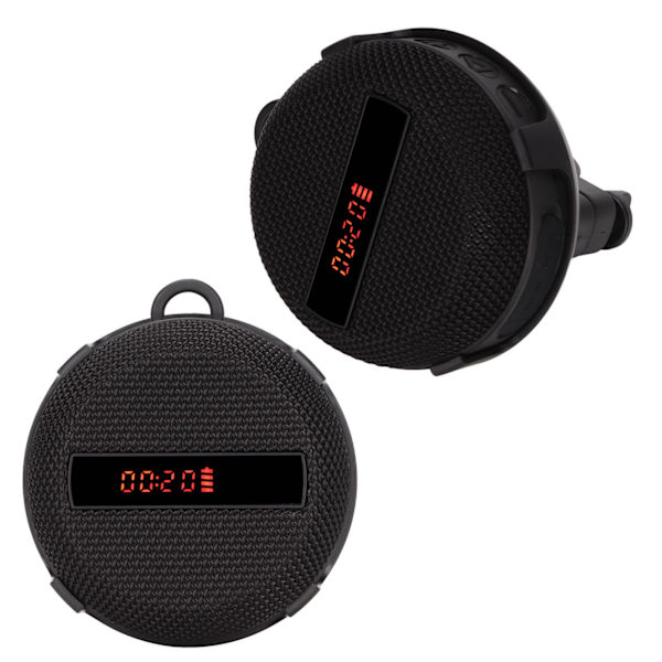 Bluetooth 5.0 Cykelhøjttaler IP65 Vandtæt Støvtæt Trådløs cykelhøjttaler med Time Speed ​​Batteri Display