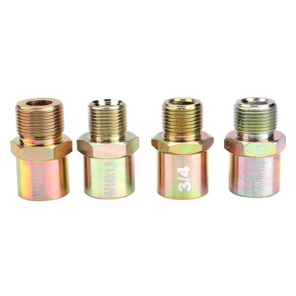 Sølv Aluminium Universal Oliefilter Temperatur Køler Måler Sandwich Plade Adapter