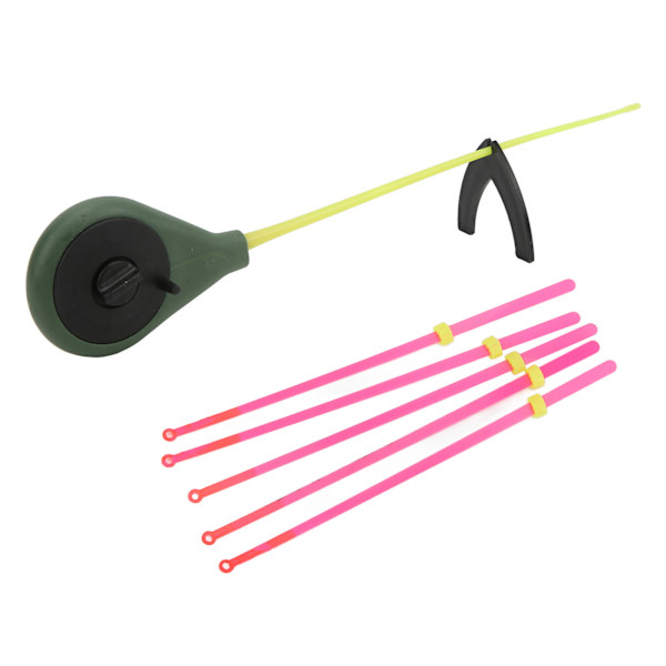 Mini isfiskespöset med toppspö, bärbar fiskeutrustning för vinterfiske 20 cm