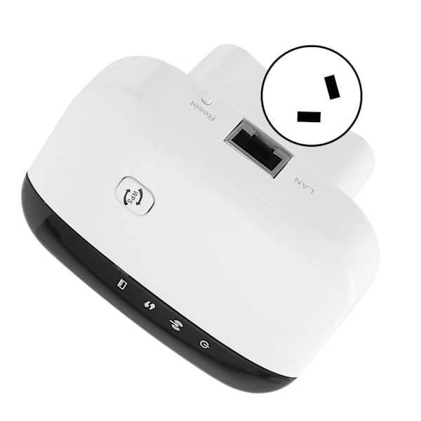 WiFi-toistin, langaton RJ45 -reititin/AP-tila, hotspot-laajennin, signaalivahvistin, lisävarusteet, AU-pistoke