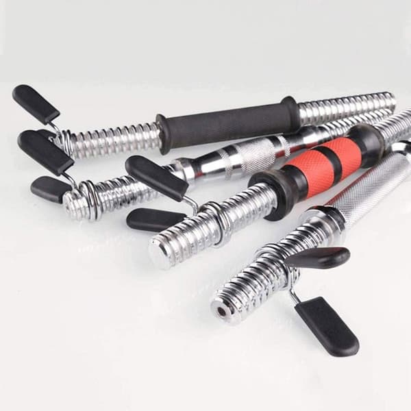 Spring Clips, 1-inch Special Circlip for Dumbbell Bar, Clamp Bar with Rubber Grip (25mm/2pcs)