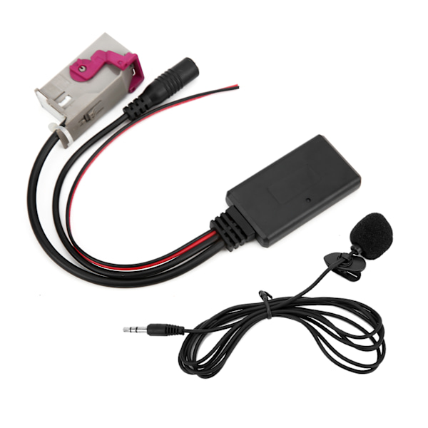 Bil Bluetooth-modul AUXIN-kabel trådløs mikrofonadapter erstatning til A3 A4 A6 A8 TT R8 RNSE 32Pin DC12V