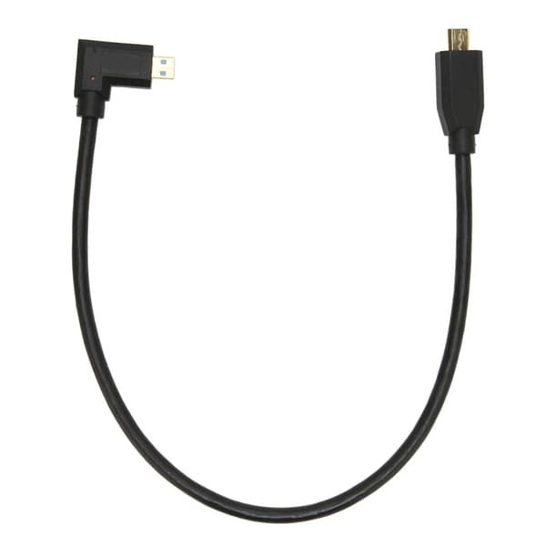 8K 60Hz Micro HD Multimedia Interface-kabel Høyre albue Micro HD Multimedia Interface Mann til Mann-ledning OD4.0mm