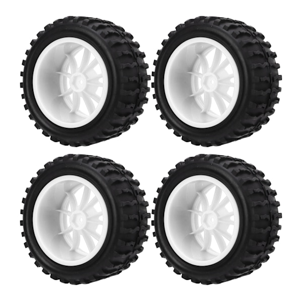 4 kpl RC-renkaat 1/10 RC-auto RC-rengas RC-lisävarusteet HSP 94111 94188 94108 Blanc