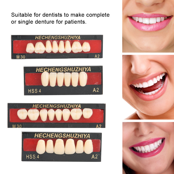 Dentalt material Syntetisk harts Falsktänder Fyllande protes Tandvårdsverktyg