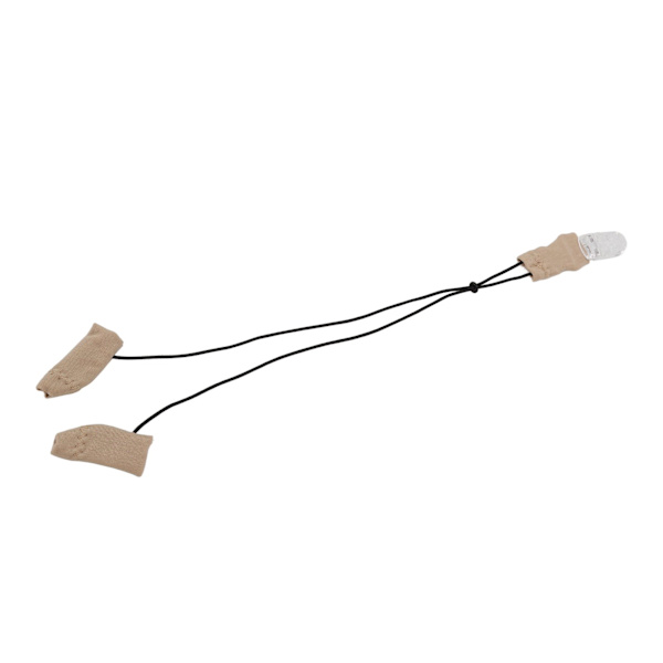 Kuulokojeen pidike Kannettava Anti Lost Cotton BTE kuulolaitteen suojanauha Beige