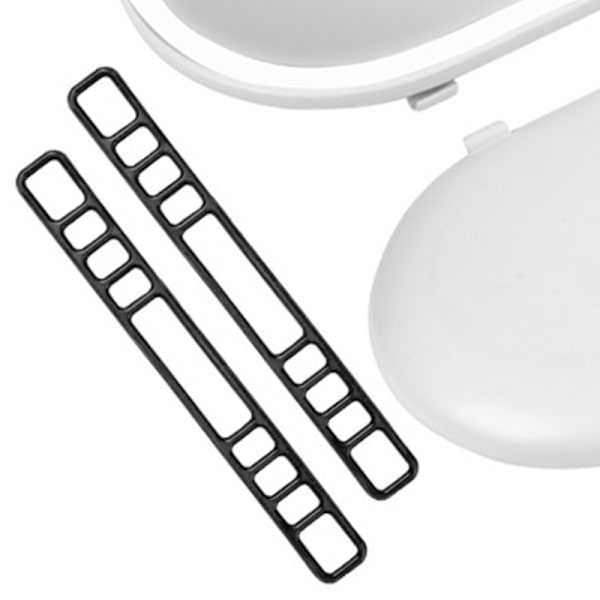 Bilsolskærmsspejl med LED-lys, touch-kontakt, HD-glas, universel solskærm, kosmetisk spejl, hvid