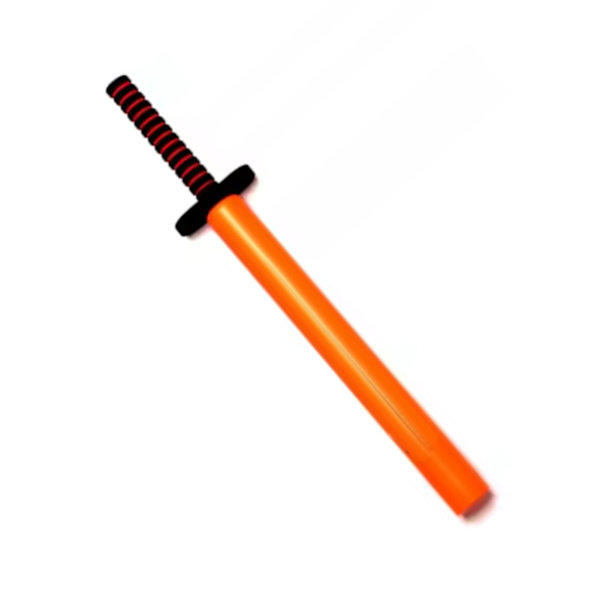 Øvelsessværd Børns Sparring Træningssværd Stick Praktisk Kampsport Træningsværktøj Orange