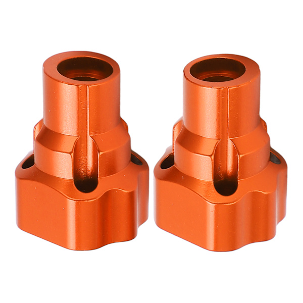 2 st RC bakaxelkåpa bussning axel yttre portalhölje hylsa aluminium för Losi LMT Monster 1/8 RC lastbil orange