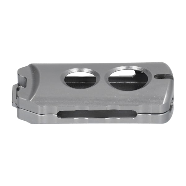 Nøglebeskyttende etui nøglering cover CNC aluminiumlegering passer til Yamaha NVX 125/155 XMAX 250 Aerox 155Grå