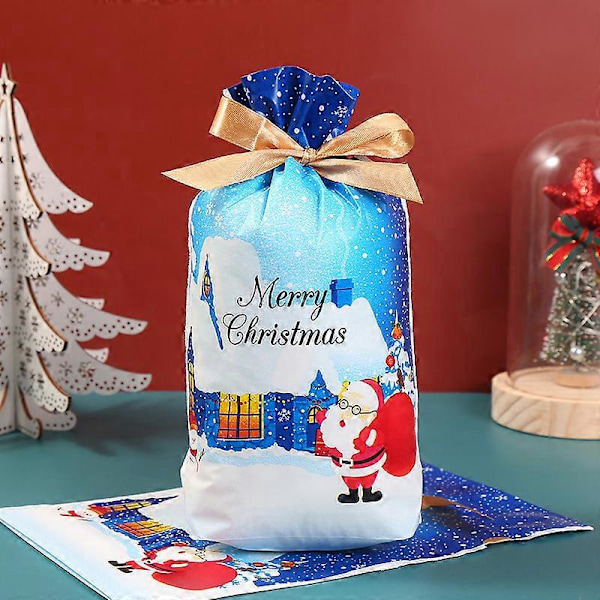 30 st juldragsnässäckar, plast julgodispåse för snacks kakor snacks julgodislåda B)